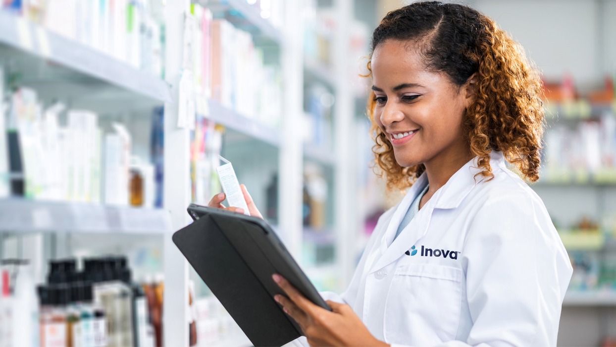 Pharmacist at work
