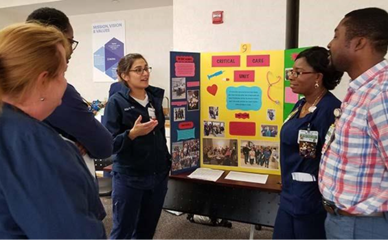 Team members planning