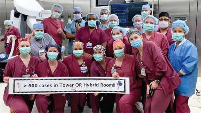 IHVI’s vascular surgery hybrid OR team