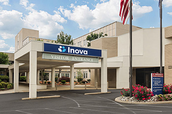 Inova Alexandria Hospital exterior 