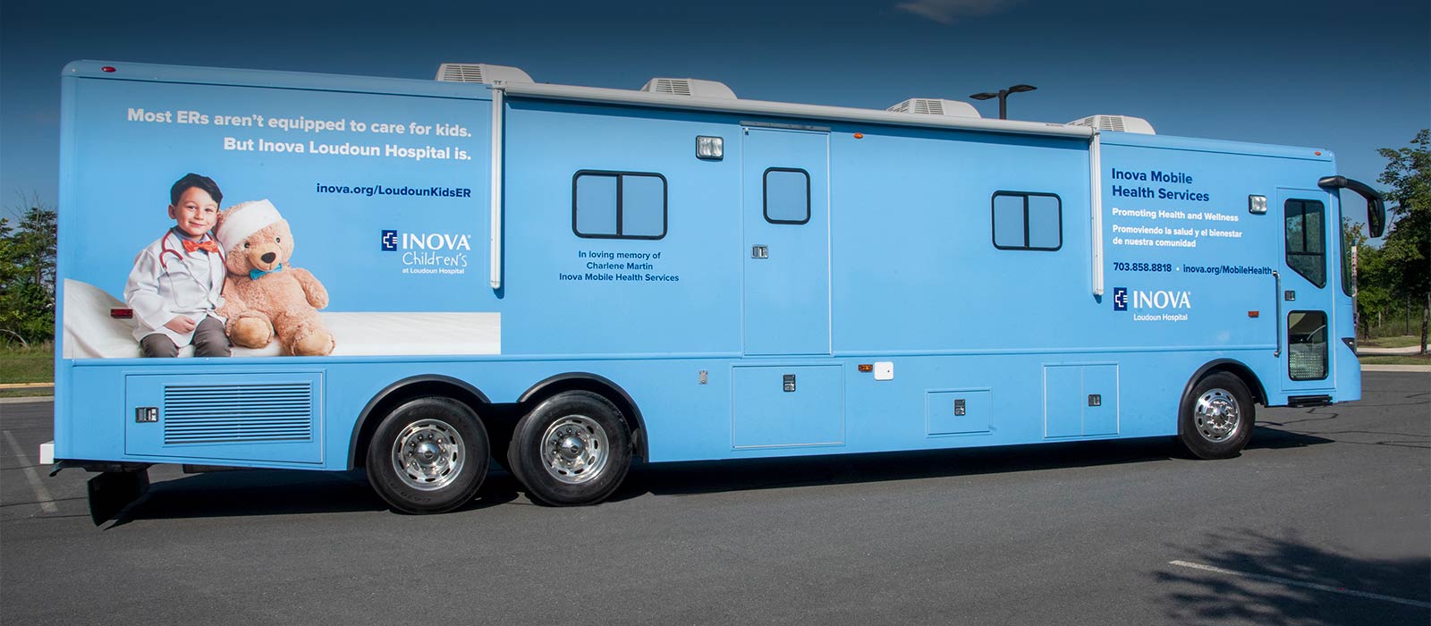 Inova Loudoun Hospital mobile health bus