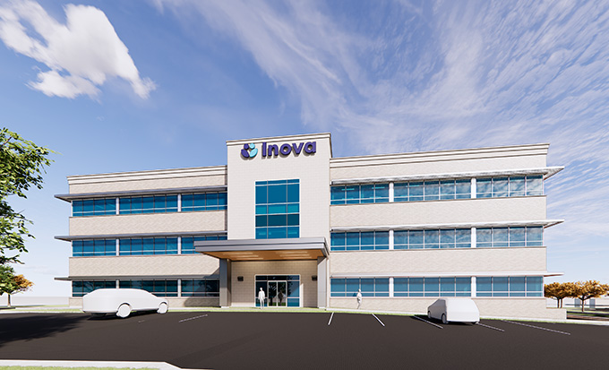rendering, Inova Health Center - Woodbridge