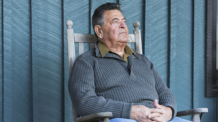 Man with potential risk for diabetes