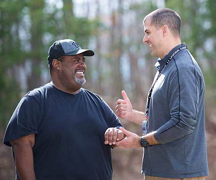 Lamar Smith and trainer