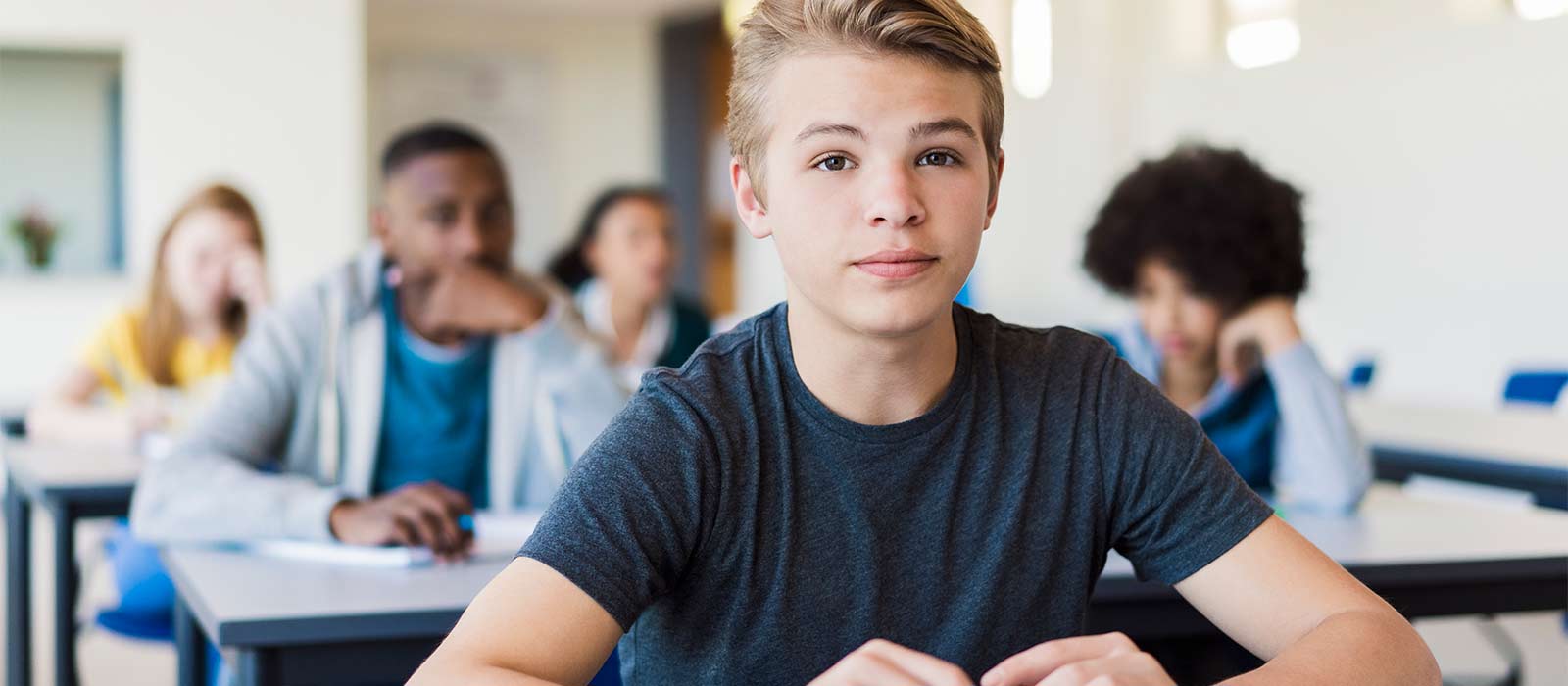 kids in classroom