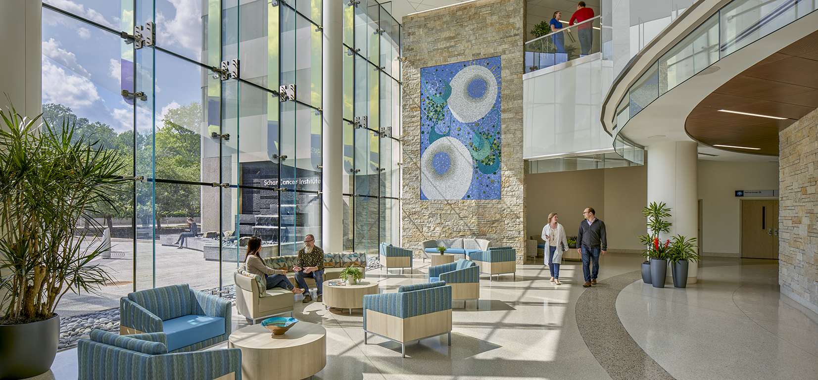 Inova Schar Cancer Institute lobby, Innovation Drive