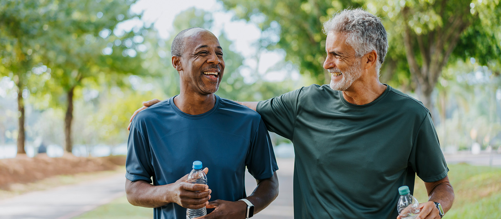 two men enjoying the outdoors