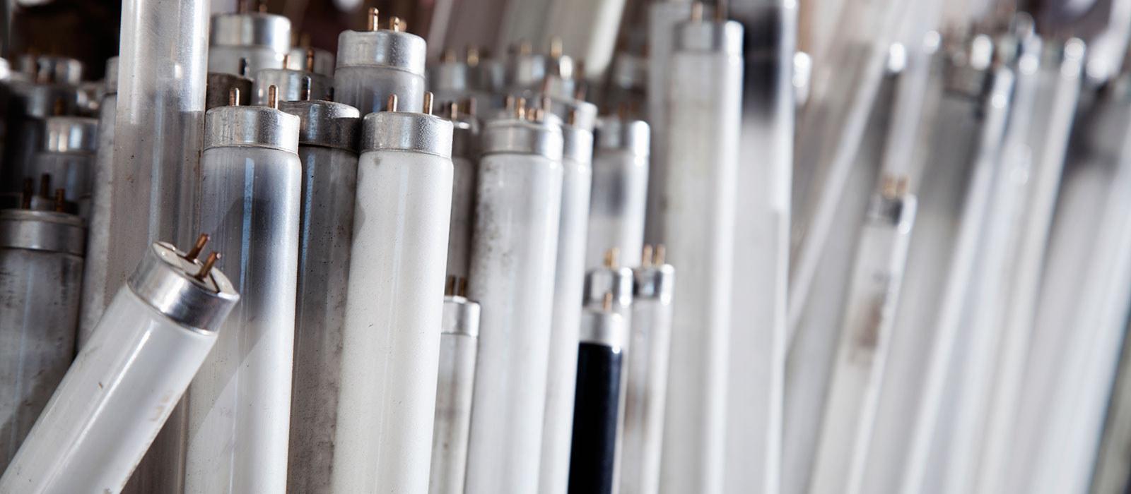 used fluorescent tubes