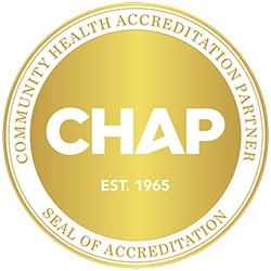 CHAP seal of accreditation graphic