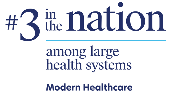 Modern Healthcare award - #3 in the nation