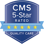 CMS five star badge