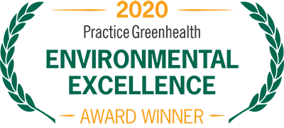 Practice Greenhealth award seal