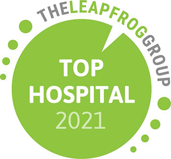 Top Hospital 2021 badge
