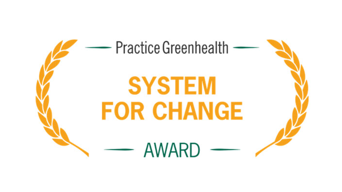 System for Change award