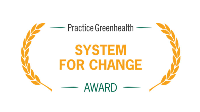 System for Change award