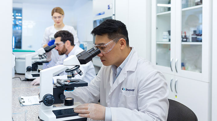 Students in a lab