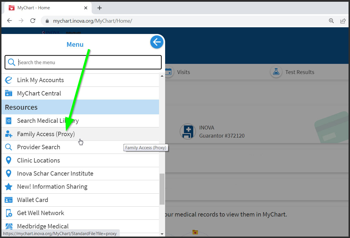 inova mychart bill pay