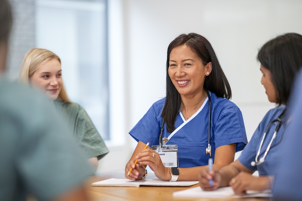 medical professionals in a meeting