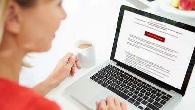 woman and laptop