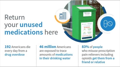 Inova prescription drug bins