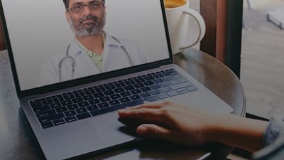 herndon family medicine - person having a video visit with a doctor
