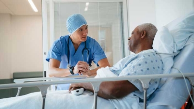 Surgeon and patient