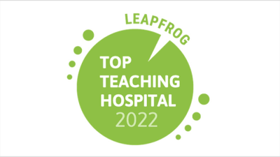 Leapfrog top hospital 2022 badge