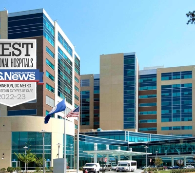  Inova Fairfax Medical Campus has been awarded Best Regional hospital by US News 