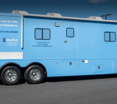 Inova Loudoun Hospital mobile health bus