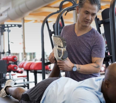 Health coach training client 