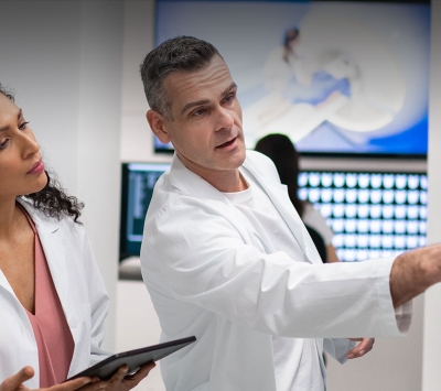 Group of doctors consulting image