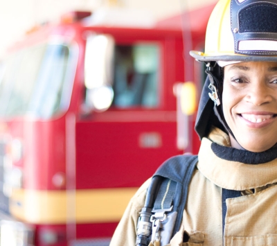 Female fireman