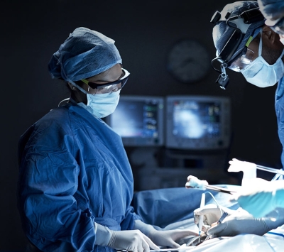 Surgeons in operating room