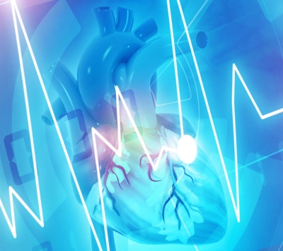 technology and heart concept