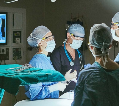 surgeons in operating room