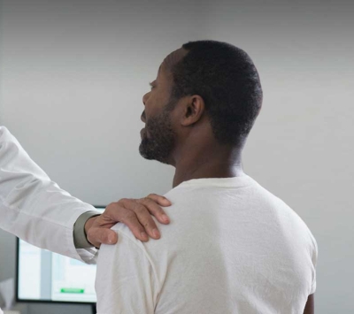 Doctor assuring patient