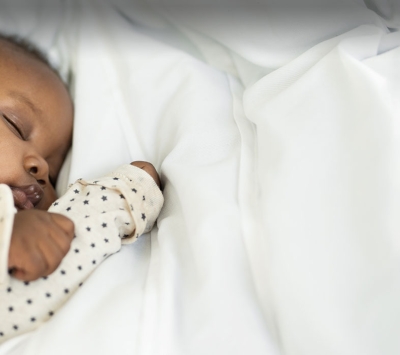 Sleeping newborn baby
