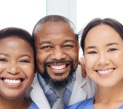 Group of healthcare workers