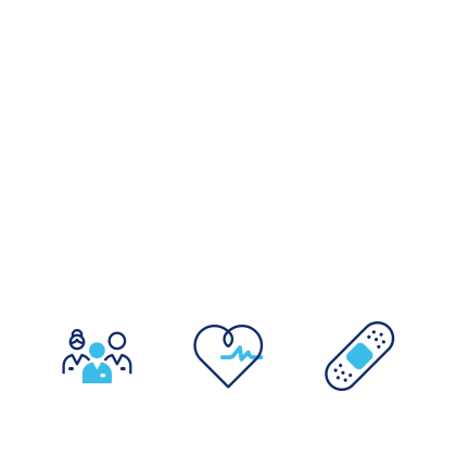 Service lines CTA 3x icons