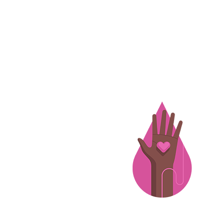 blood donation illustration card