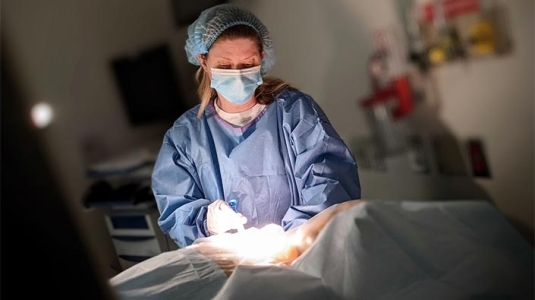 doctor in operating room