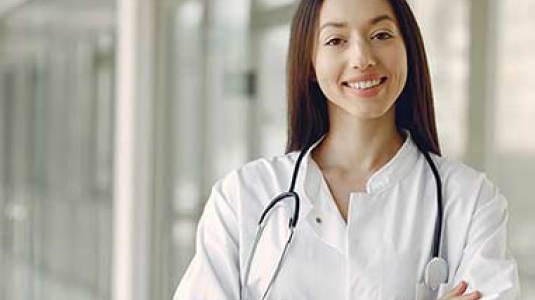 smiling female doctor