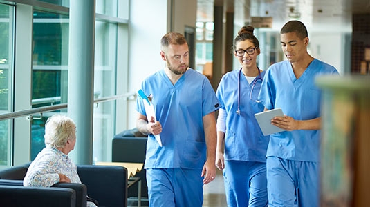 doctors in hallway