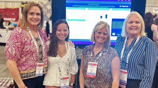 Four presenters at ENA conference