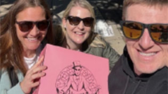 colleagues at conference