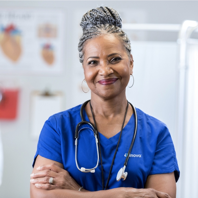 50s diverse female nurse